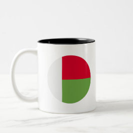 Taza Bicolor Madagascar Flag