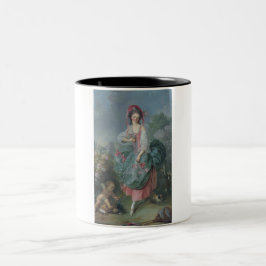 Taza Bicolor Mademoiselle Guimard (por Jacques-Louis David)