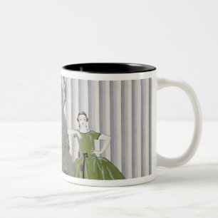 Taza Bicolor Mademoiselle Spinelly Chez Elle, 1920 (pri del