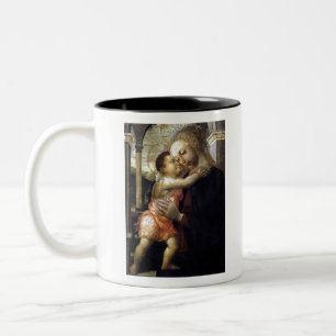 Taza Bicolor Madonna y niño - Botticelli - c1500