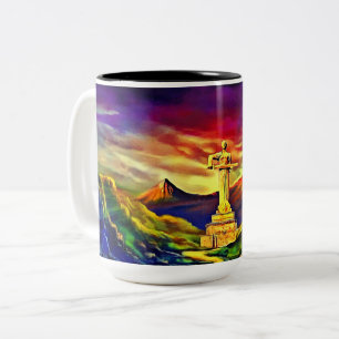 Taza Bicolor Madre Armenia Mug