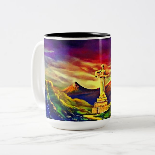 Taza Bicolor Madre Armenia Mug (Anverso izquierdo)