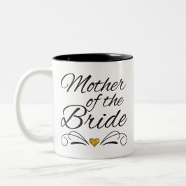 Taza Bicolor Madre De La Novia - Corazón De Oro