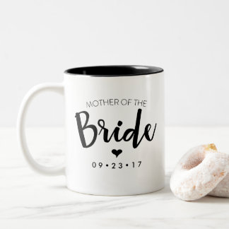Taza Bicolor Madre de la novia Mug personaliza tu cita