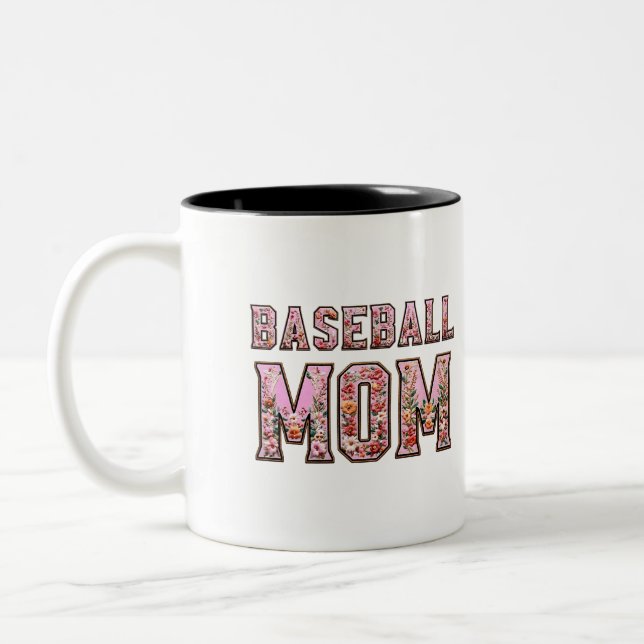 Taza Bicolor Madre del béisbol (Izquierda)