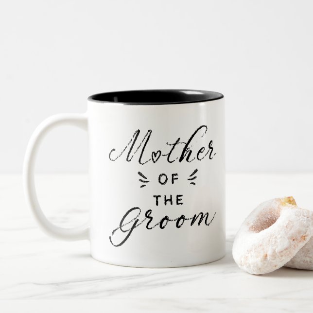 Taza Bicolor Madre del Novio (Con donut)