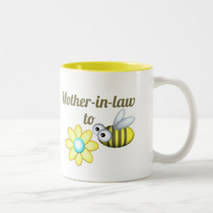 Taza Bicolor Madre en la ley para ser tazón de café de dos tono