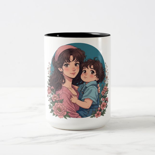 Taza Bicolor madre&hijo  (Centro)