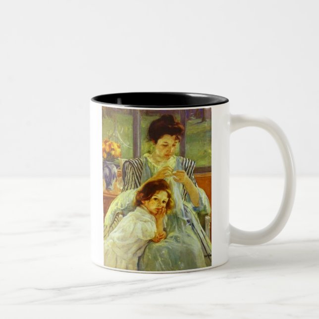 Taza Bicolor Madre joven masticando (Derecha)