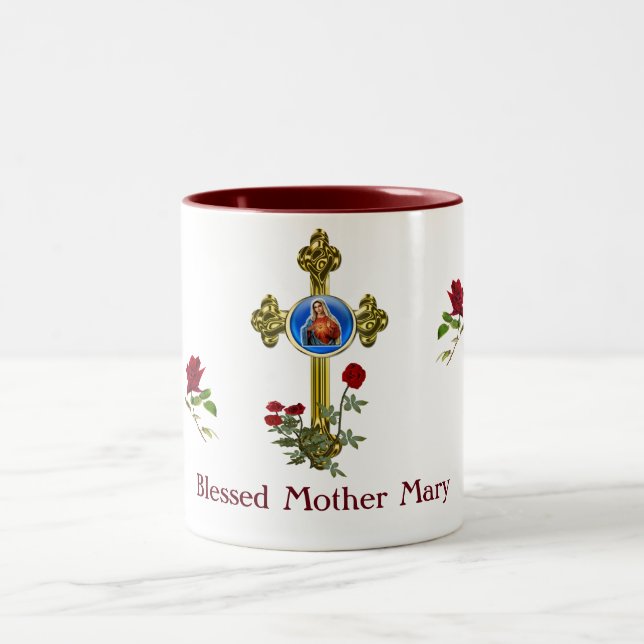 Taza Bicolor Madre María (Centro)