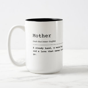 Taza Bicolor Madre - Una mano firme