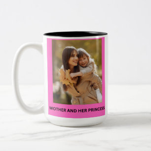 TAZA BICOLOR MADRE Y SU PRINCESA