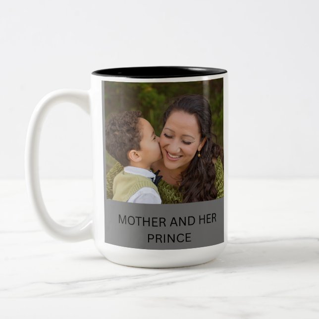 TAZA BICOLOR MADRE Y SU PRÍNCIPE (Izquierda)