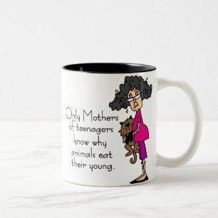 Taza Bicolor Madres de adolescentes