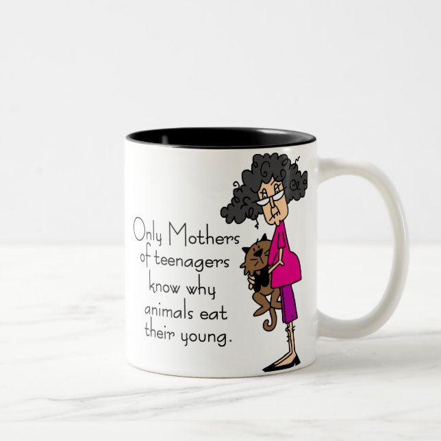 Taza Bicolor Madres de adolescentes (Derecha)