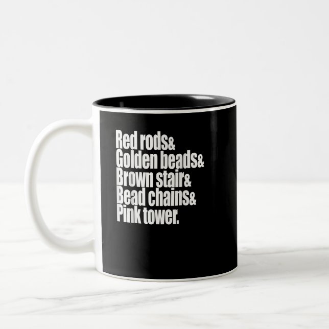 Taza Bicolor Maestra Montessori (Izquierda)