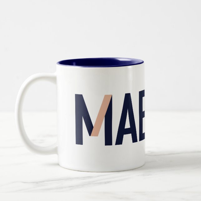 Taza Bicolor Maestra Mug (Izquierda)