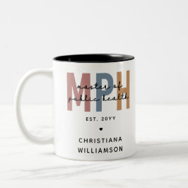 Taza Bicolor Maestría en Salud Pública del Ministerio de Salud 