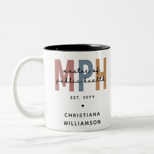 Taza Bicolor Maestría en Salud Pública del Ministerio de Salud 