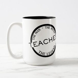 Taza Bicolor Maestro; El hombre, la leyenda, el mito