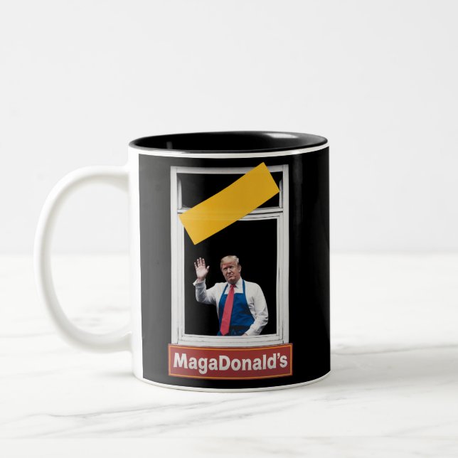 Taza Bicolor MAGADonald's Trump 2024 (Izquierda)