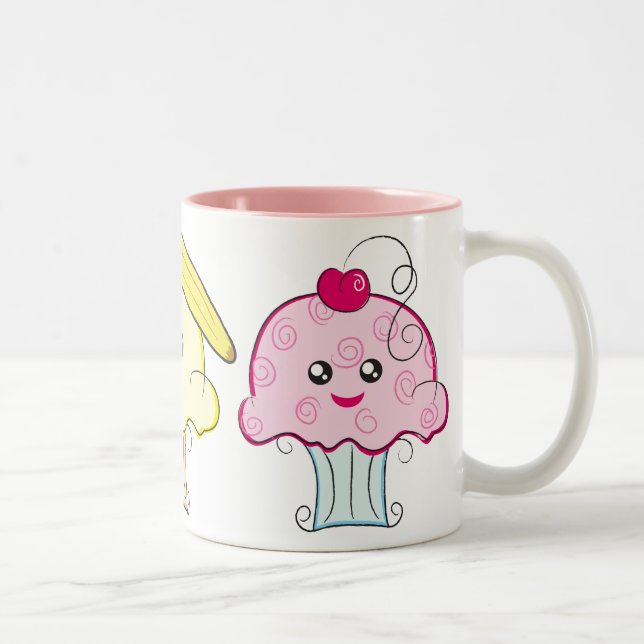 Taza Bicolor Magdalenas de Kawaii (Derecha)