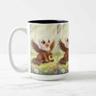 Taza Bicolor Magia matutina con un Baby Eagorse