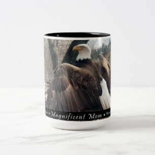 Taza Bicolor Magnífica mamá Decorah Café Mug