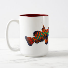Taza Bicolor Magnífica parrilla de peces mandarínicos, Synchiro