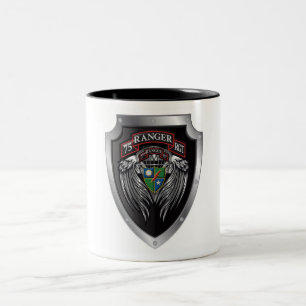 Taza Bicolor Magnífico 3ᵉʳ Bat 75th Ranger Regimental Scroll