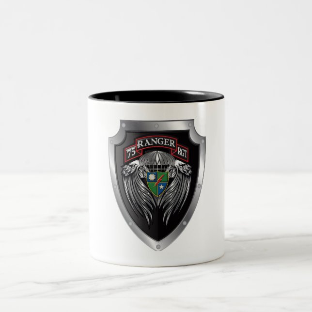 Taza Bicolor Magnífico 75º Ránger Rastreo Regimental (Centro)