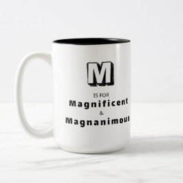Taza Bicolor Magnífico M - Elogio de Lujo Personalizado