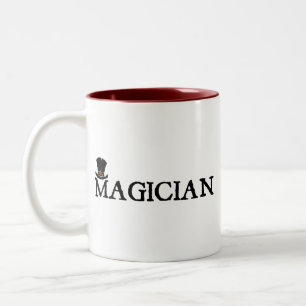Taza Bicolor Mago y gorra