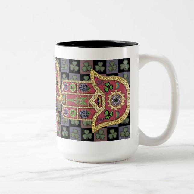 Taza Bicolor Mah Jongg Lucky Mug (Derecha)