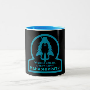 Taza Bicolor Maha Shivratri - Feliz Maha Shivratri