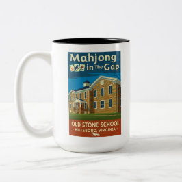 Taza Bicolor Mahjong in the Gap Coffee Mug