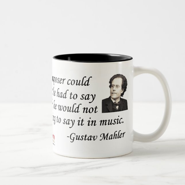 Taza Bicolor Mahler en componer (Derecha)