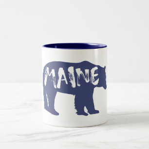Taza Bicolor Maine Bear