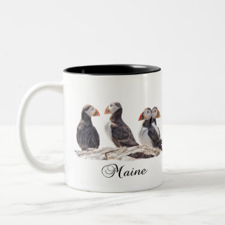 Taza Bicolor Maine Puffin Mug