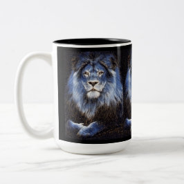 Taza Bicolor Majestic Sparkle Lions