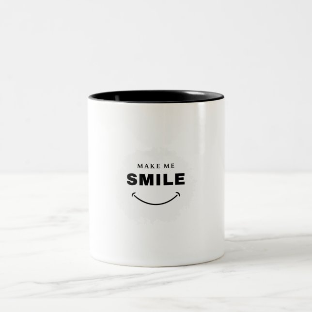 Taza Bicolor Make Me Smile Mug (Centro)