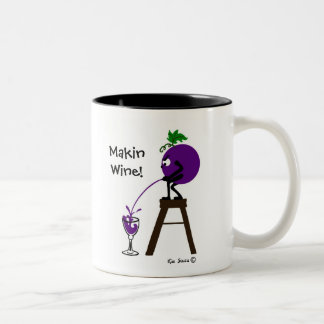 Taza Bicolor ¡Makin Wine!-Taza
