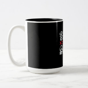 Taza Bicolor Mal Día Del Golfista