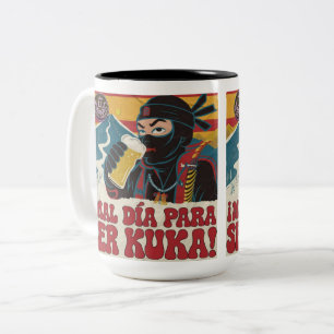 Taza Bicolor ¡Mal Día Para Ser Kuka! Argentina Politics Funny N