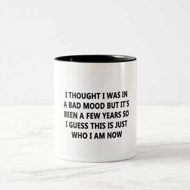 Taza Bicolor Mal humor (Centro)