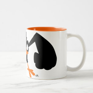 Taza Bicolor Mal lirio' birdie :) mugre