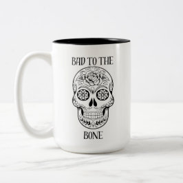 Taza Bicolor Mal para la bruja ósea