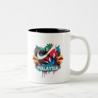 Taza Bicolor malasia