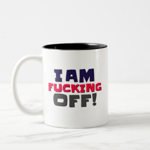 Taza Bicolor Maldiciendo Mugs