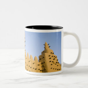Taza Bicolor Malí, Djenne. Mezquita Grande